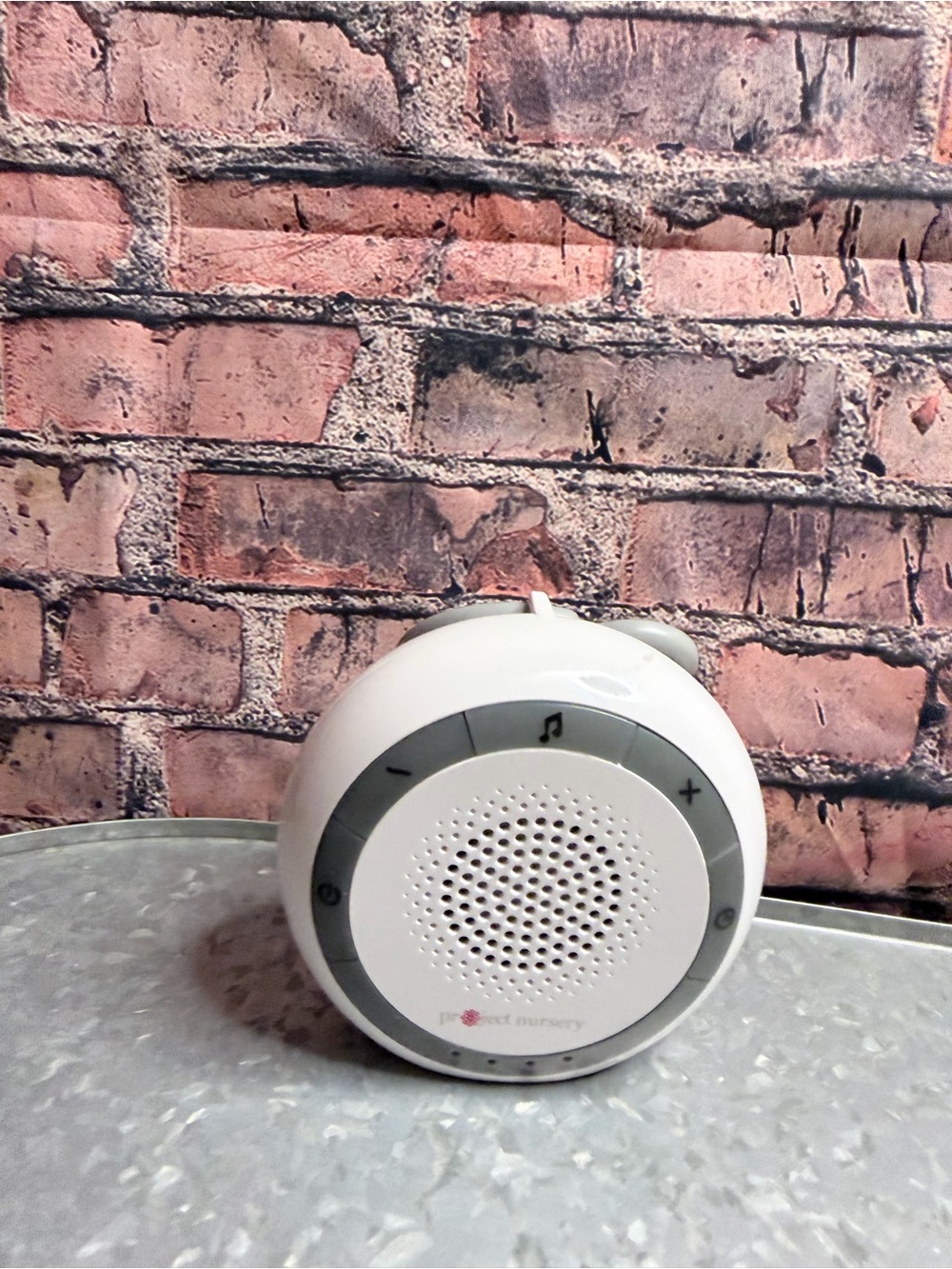 White Portable Sleep Sound Speaker — Soothing Nighttime Audio